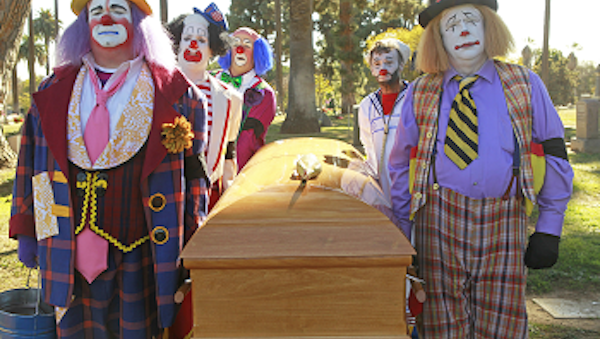 Clown für die Trauer