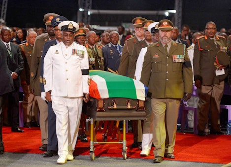 Ein Abschied wie Nelson Mandela