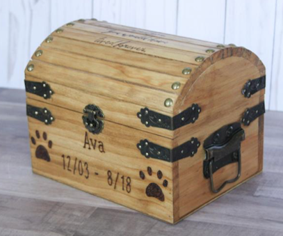 Tiererinnerungsbox aus Holz