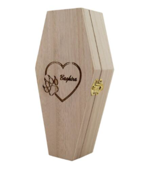 Tiersarg aus Holz mit Branding