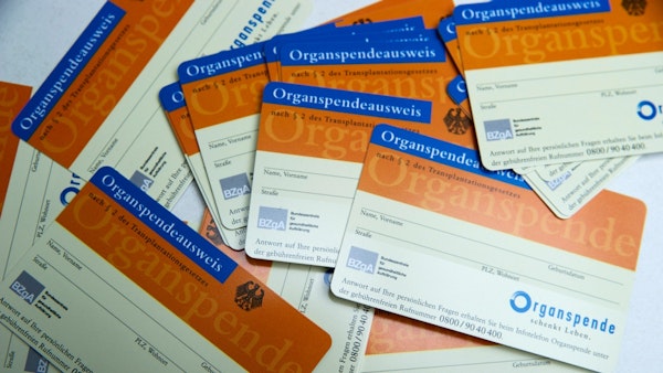 Online Organspende Ausweis mit LIFE ID